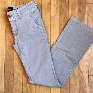 Boot cut khaki pants barely worn